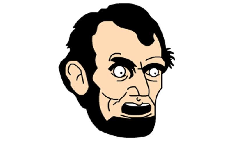 cartoon of abraham lincoln
