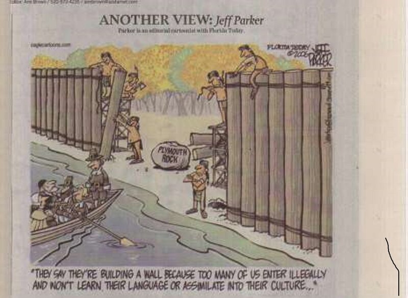 Cartoon of People Building Wall