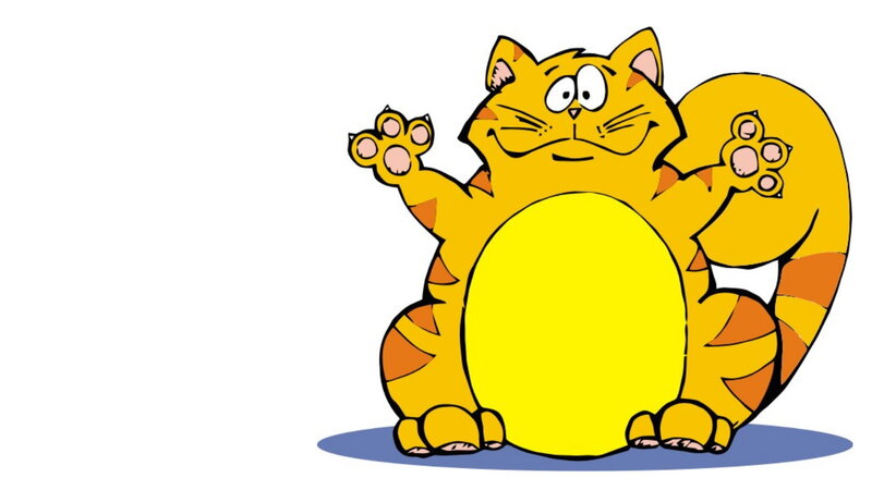 Cartoon Orange Cat