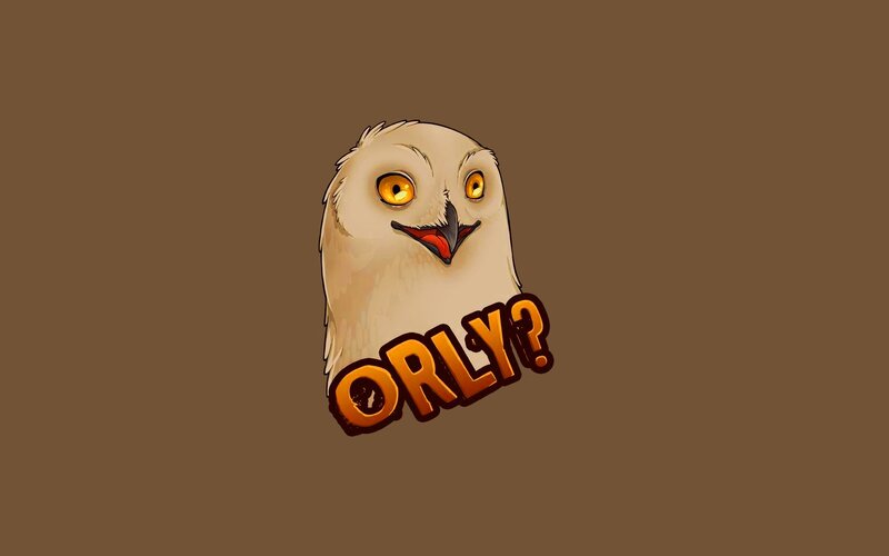 Cartoon Owl Head
