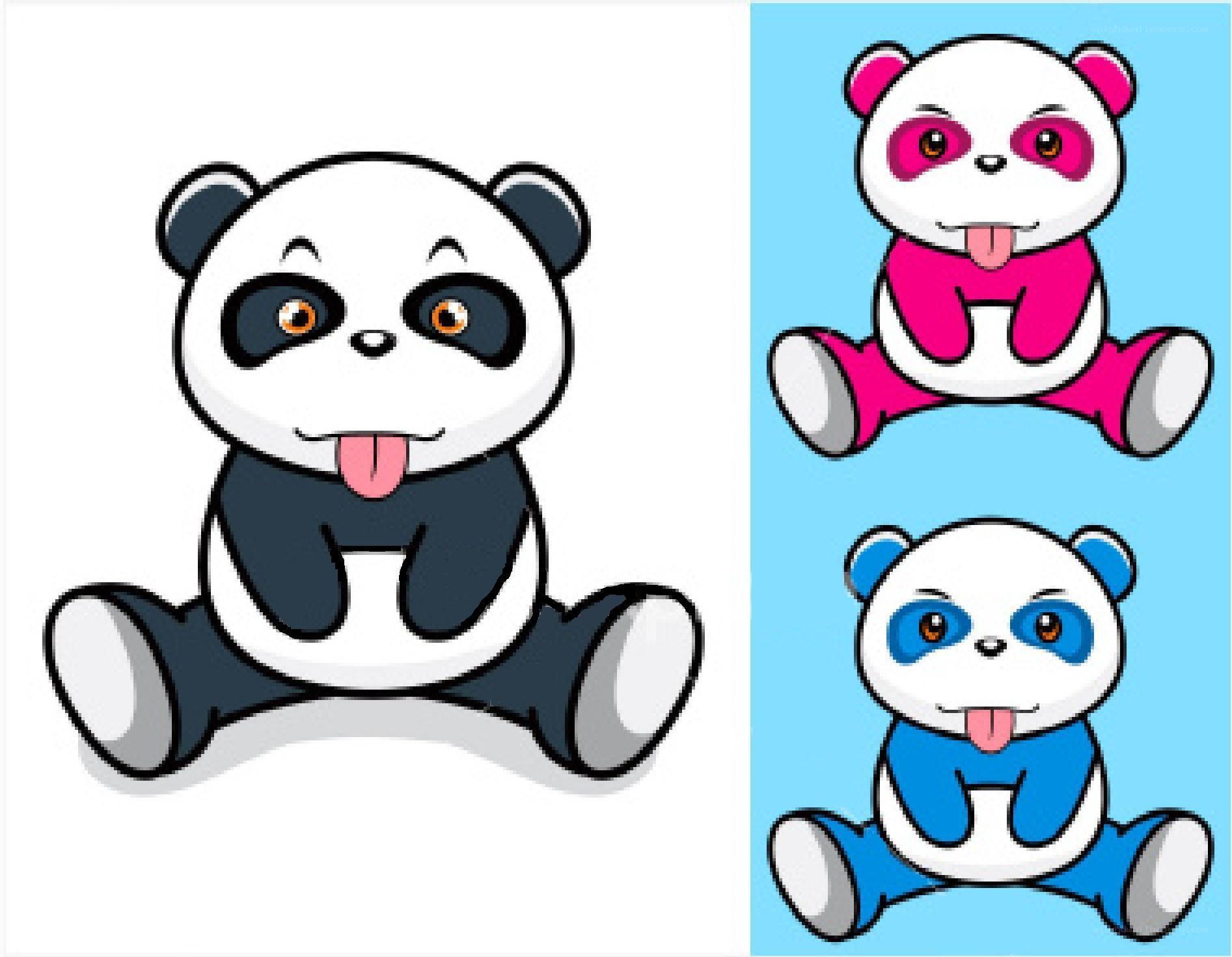 cartoon panda characters