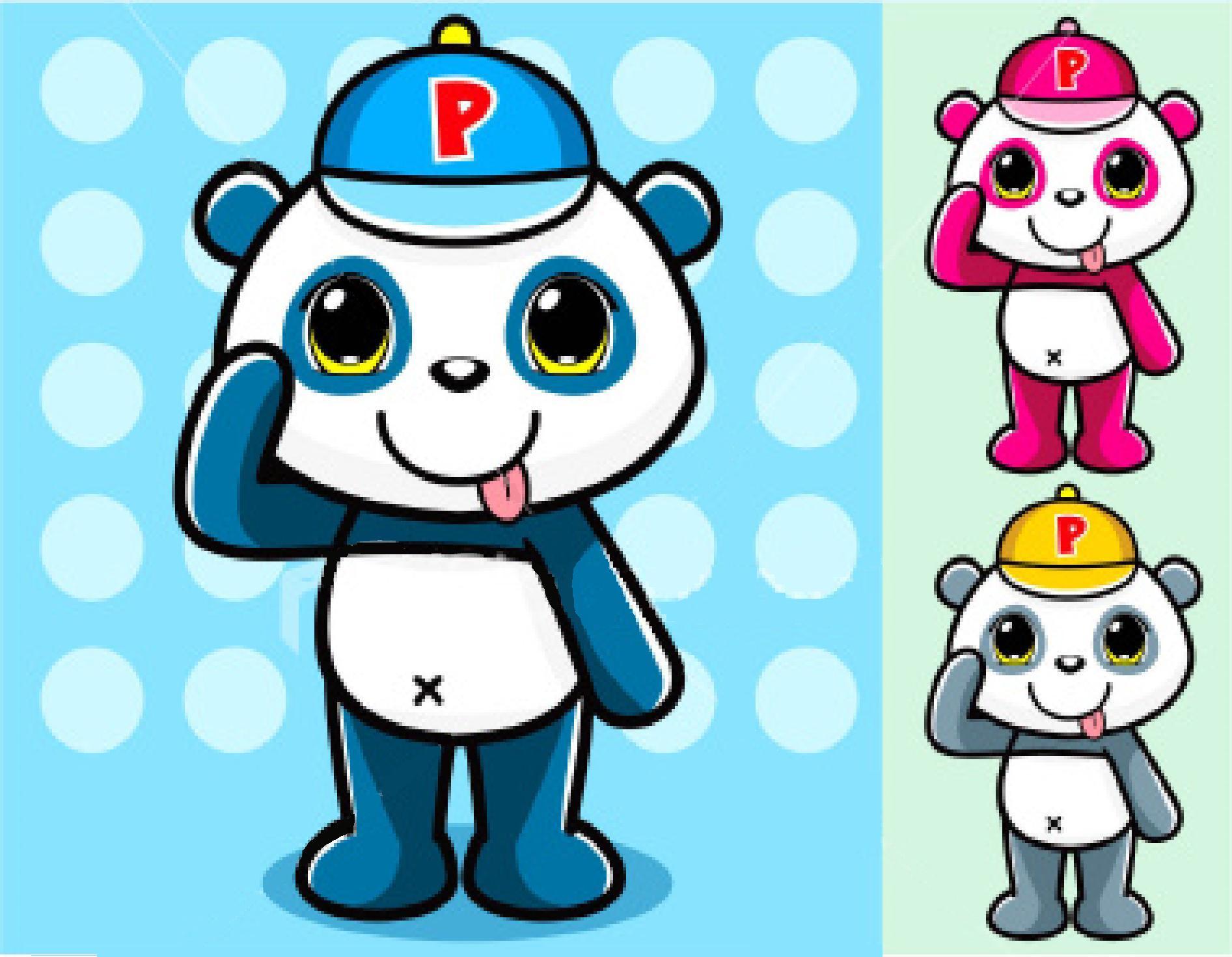 cartoon panda characters