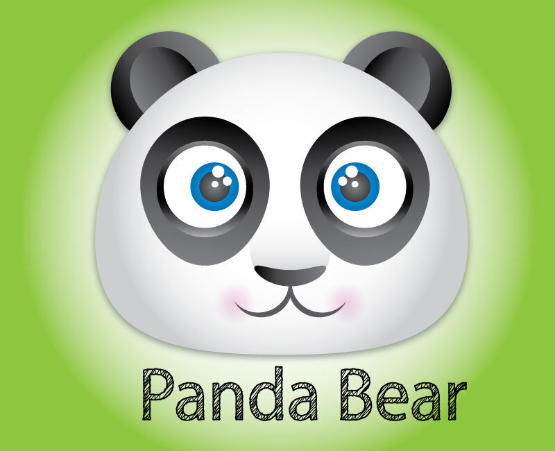 Cartoon Panda Face