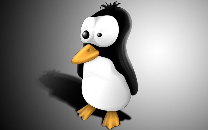 cartoon penguin character