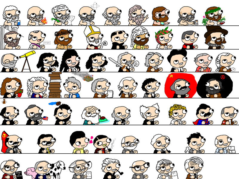 Cartoon philosophers