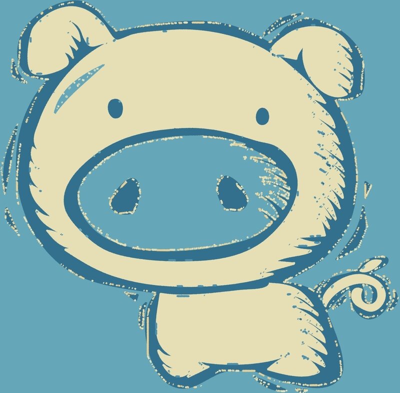 cartoon pig character