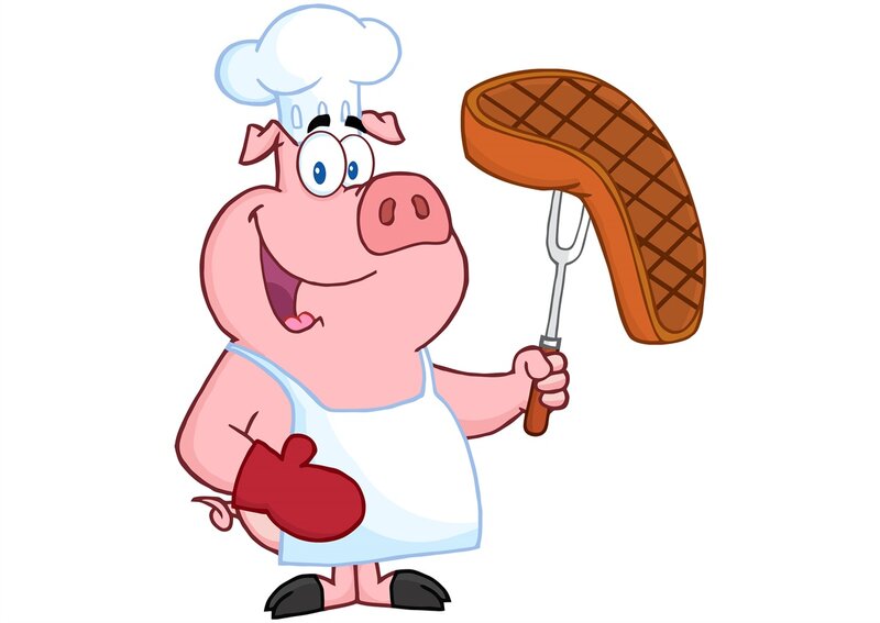 Cartoon Pig Chef
