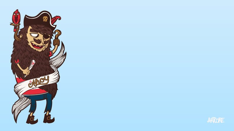 cartoon pirate character