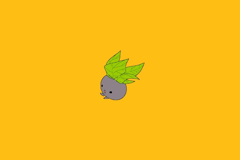 cartoon plant creature