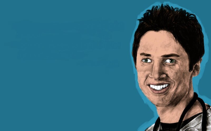 cartoon portrait of a man