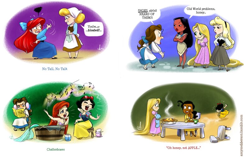 Cartoon Princesses