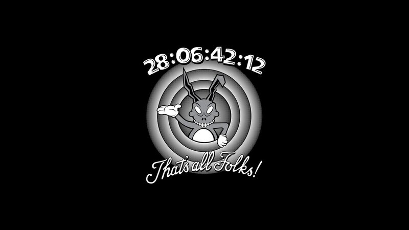 Cartoon Rabbit Character — Black