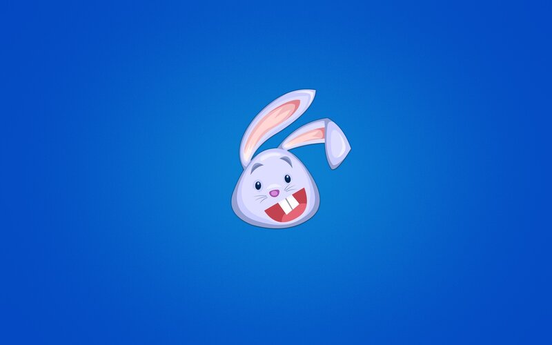 cartoon rabbit head