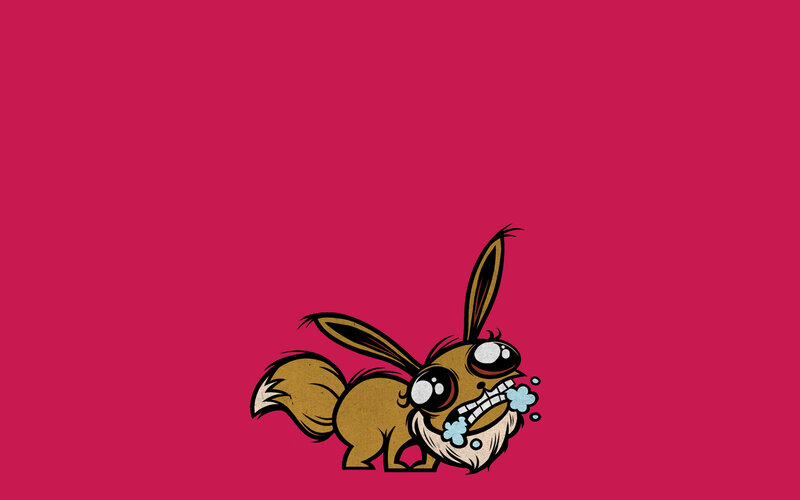 cartoon rabbit with bubbles