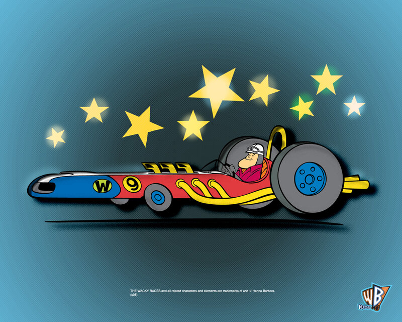 Cartoon Race Car