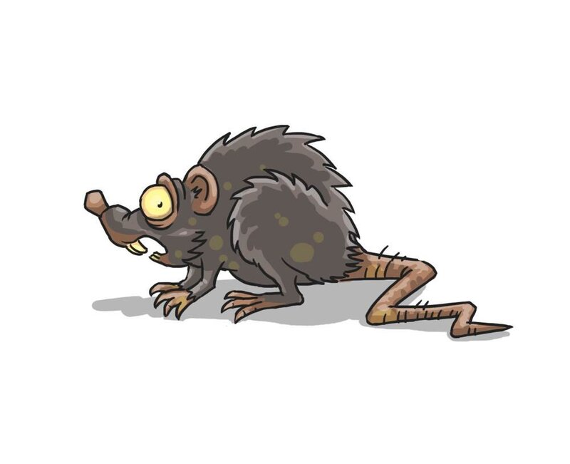 cartoon rat character