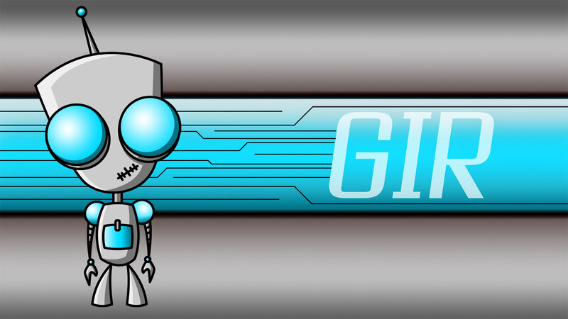 Cartoon Robot Character — Blue