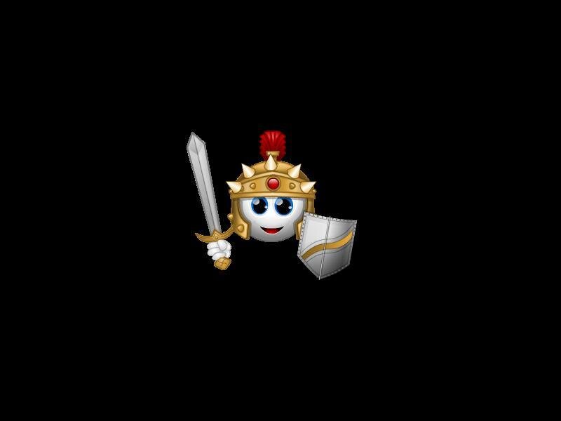 cartoon roman soldier emoji