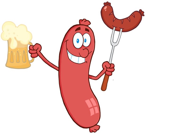 Cartoon Sausage Character