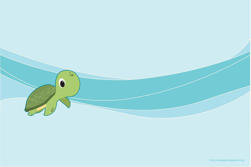Cartoon Sea Turtle