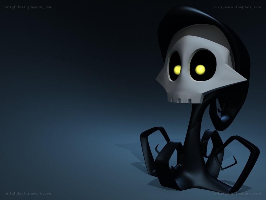 cartoon skeleton character