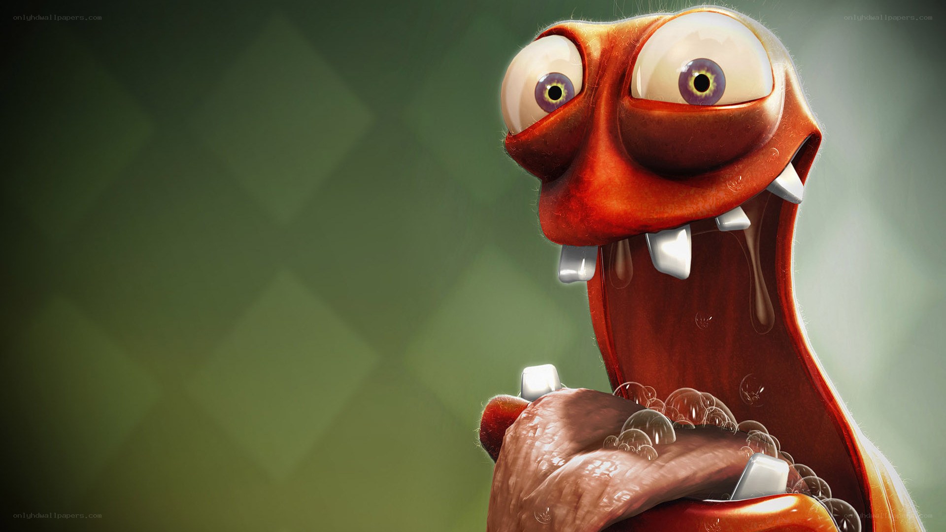 cartoon slug character