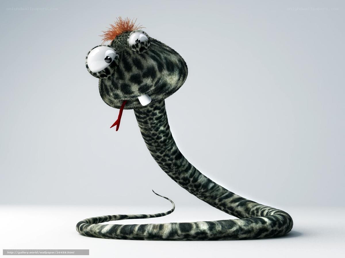 cartoon snake with big eyes