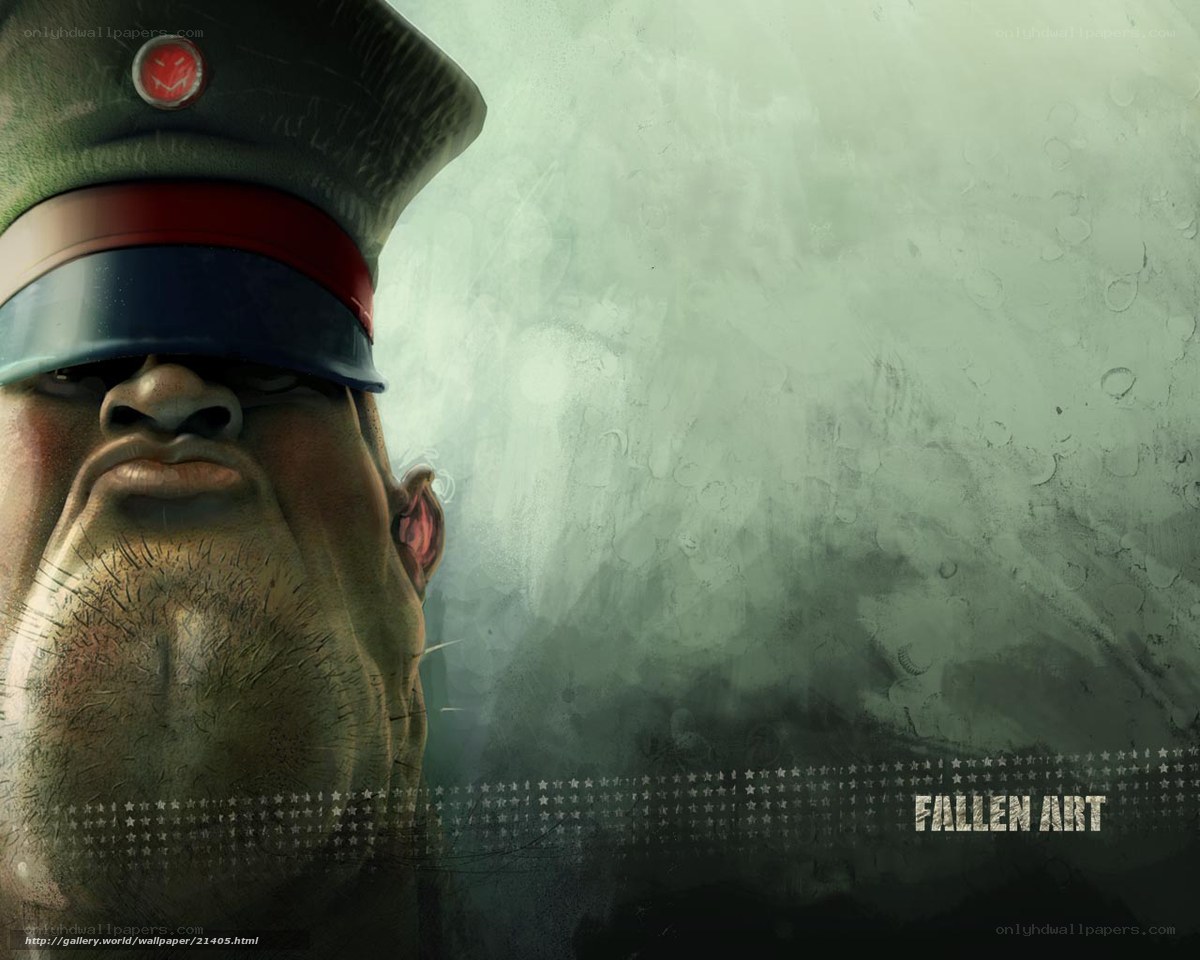 Cartoon soldier character art