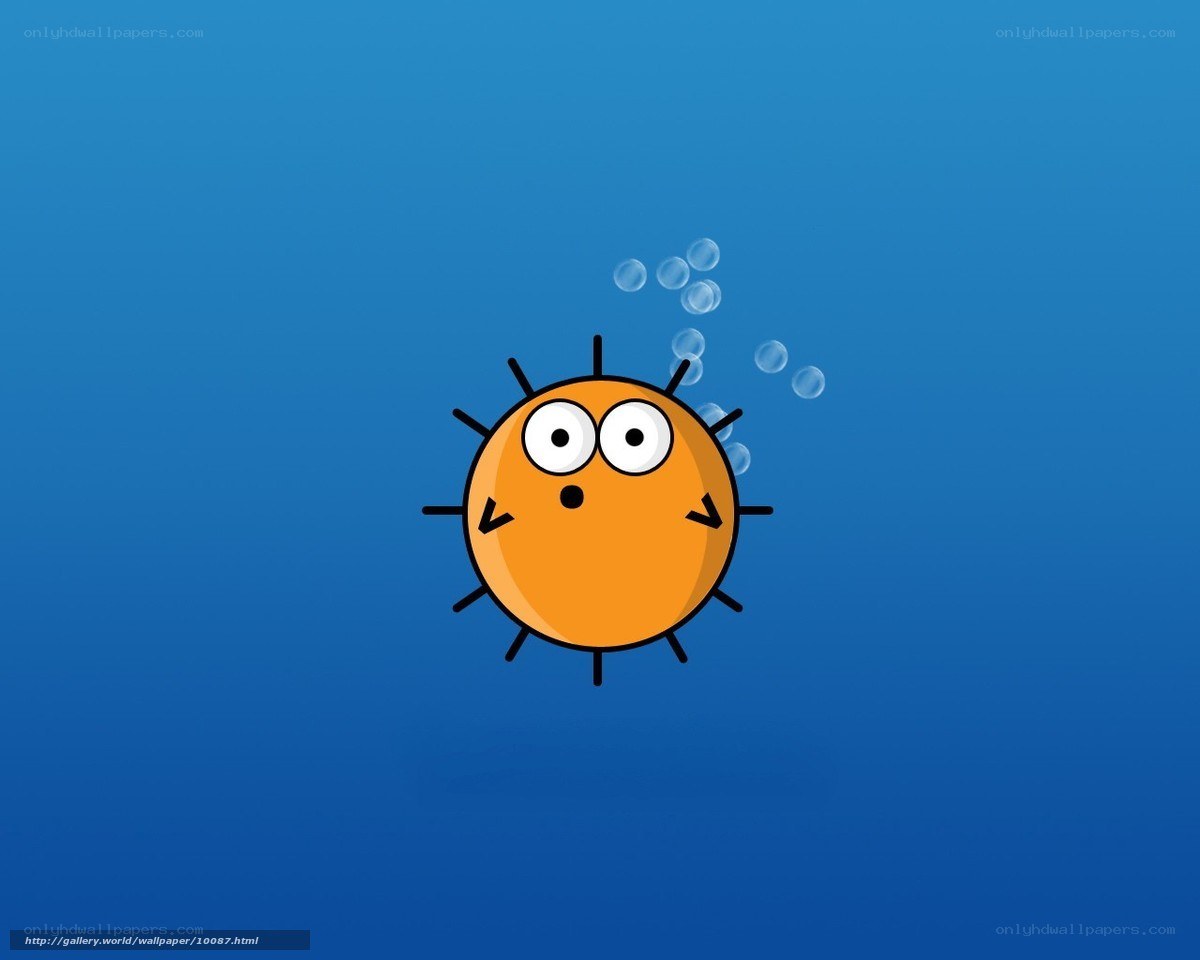 cartoon sun underwater