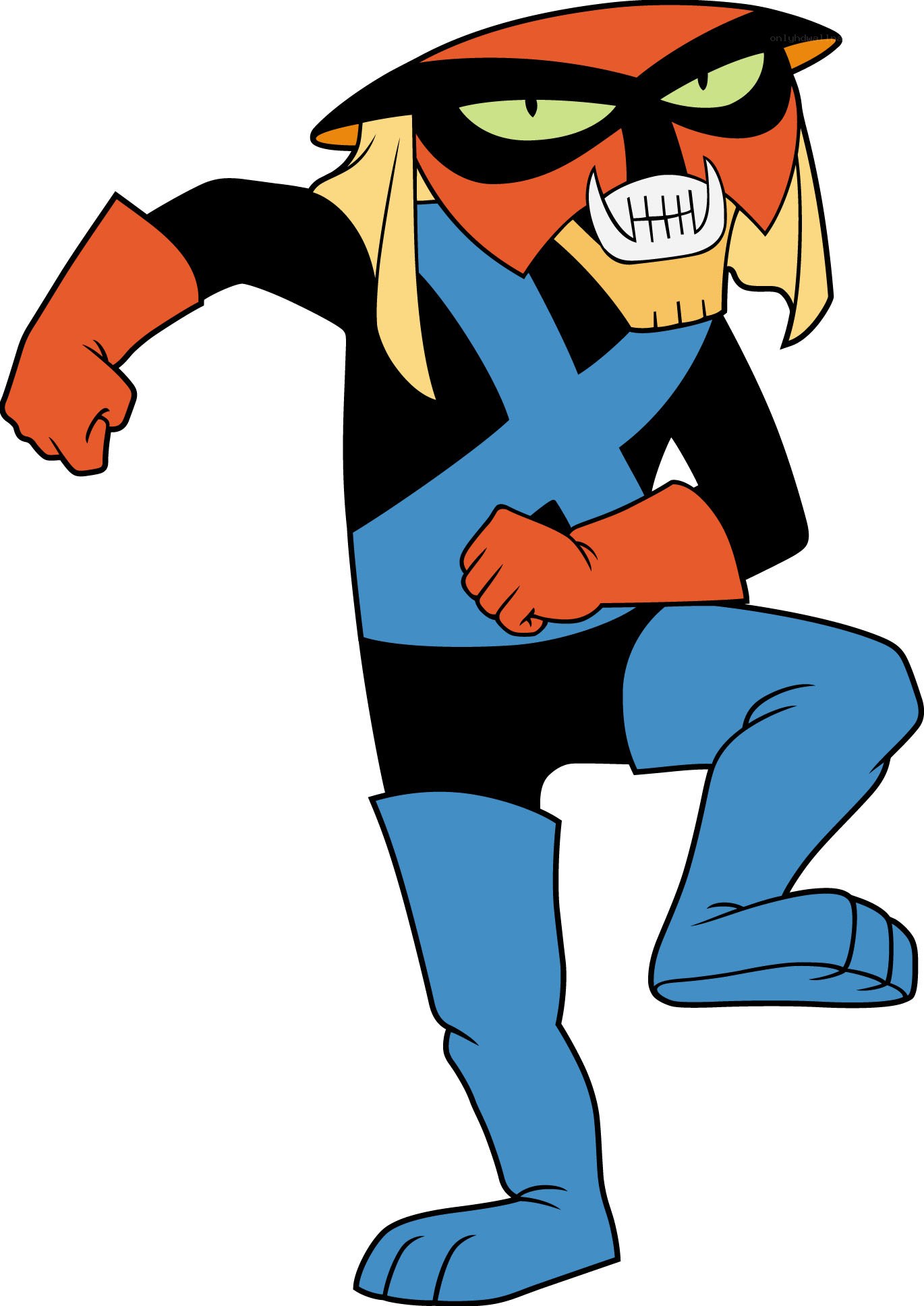 cartoon superhero character