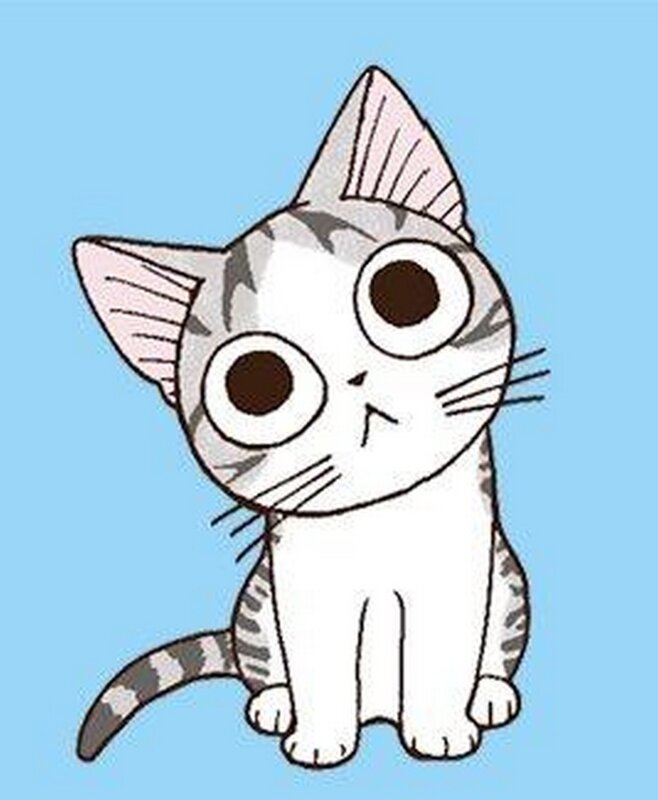 Cartoon Tabby Kitten