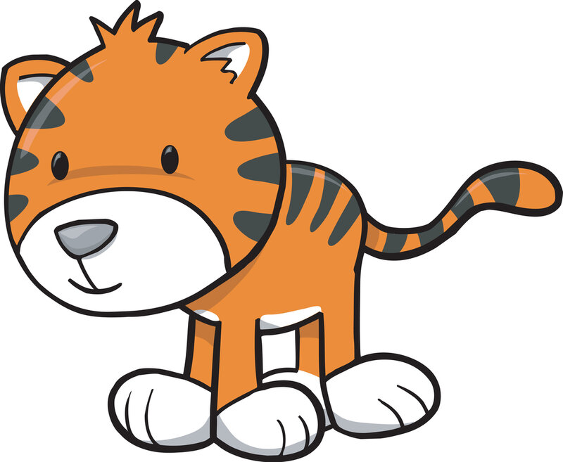 cartoon tiger cub