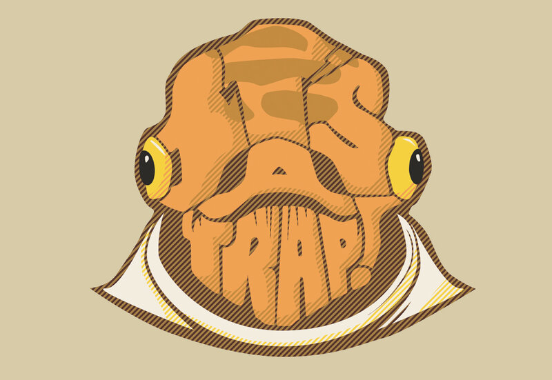 cartoon trap creature