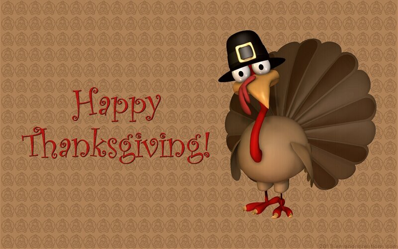 Cartoon Turkey — Brown, Festive, Digital Art