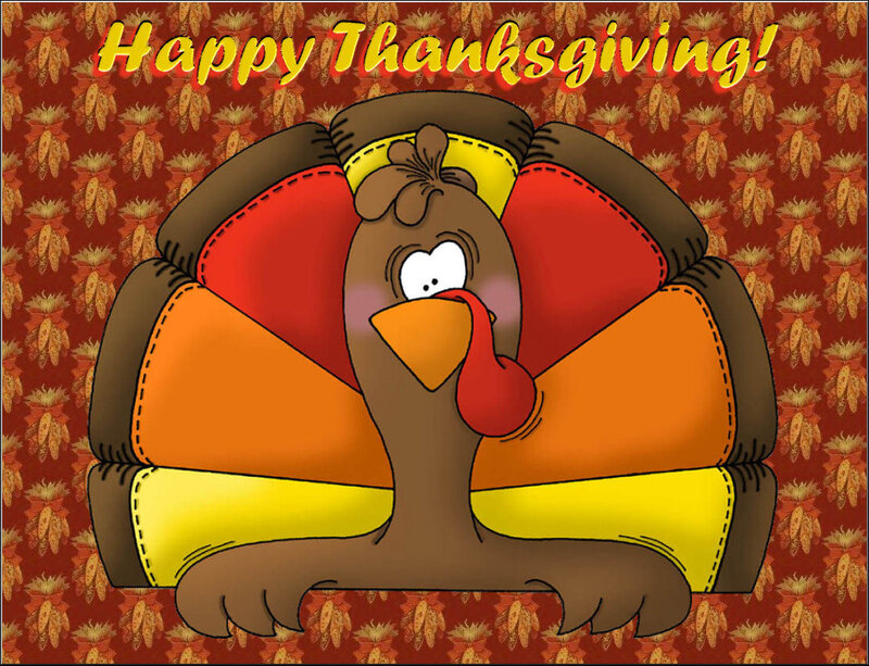 Cartoon Turkey — Brown