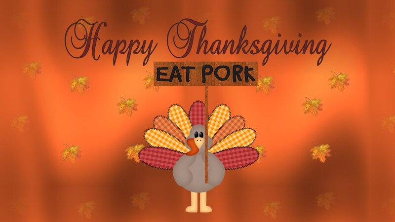 Cartoon Turkey Holding Sign