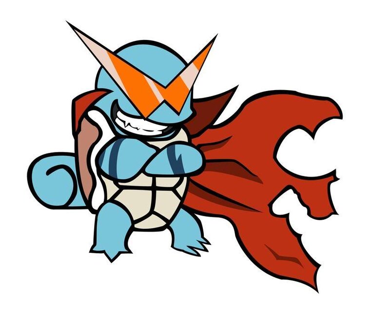 Cartoon Turtle Character — Blue