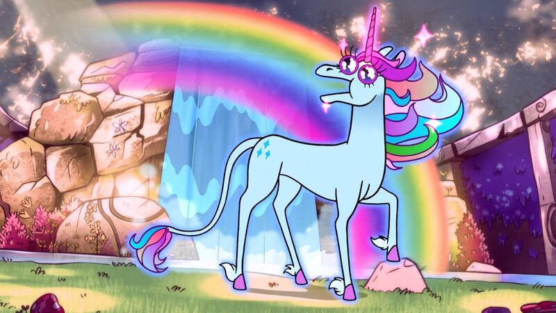 Cartoon Unicorn Standing