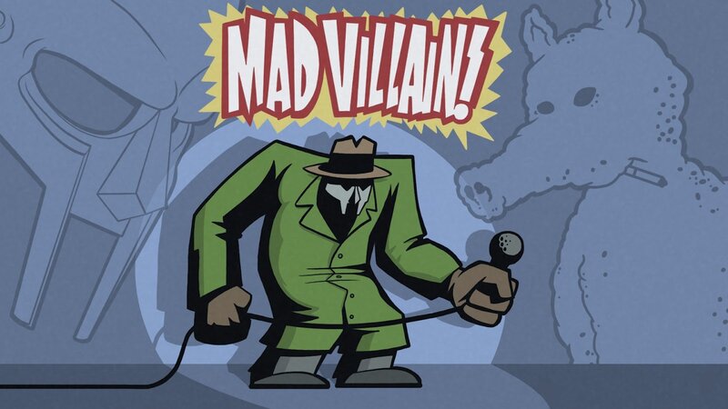 Cartoon Villain with Microphone