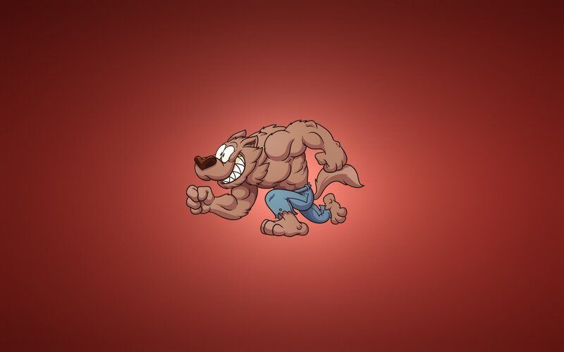 Cartoon Werewolf