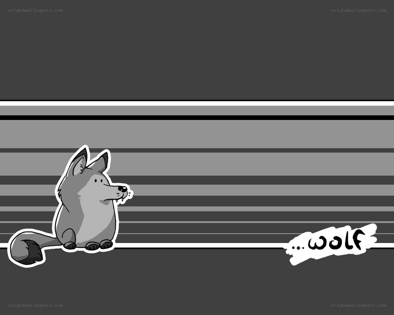 cartoon wolf character