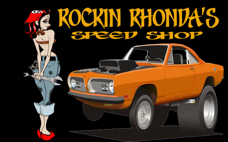 Cartoon Woman with Car