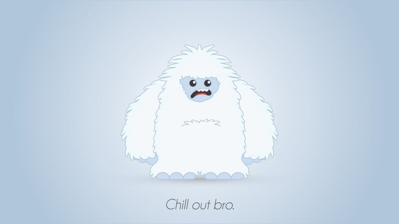Cartoon Yeti Creature
