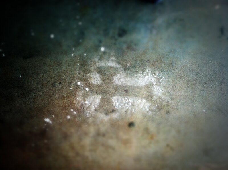 Carved Cross on Stone