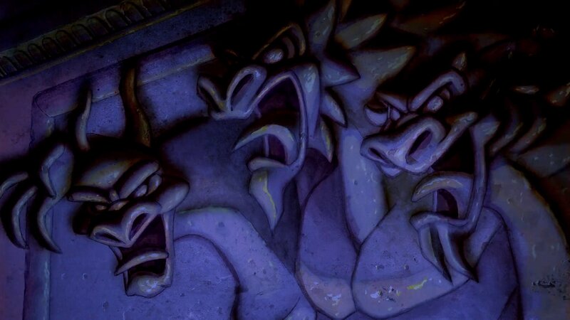 Carved Demon Faces