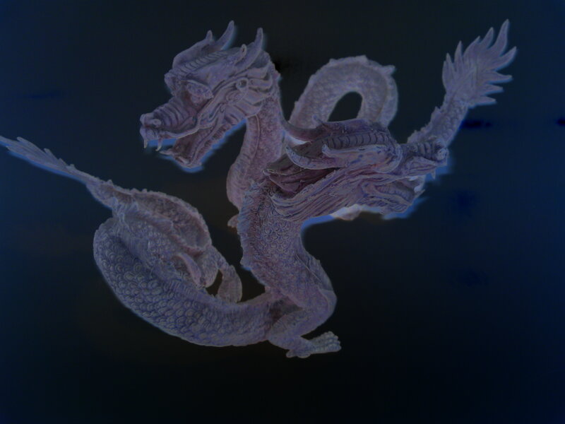 carved dragon sculpture