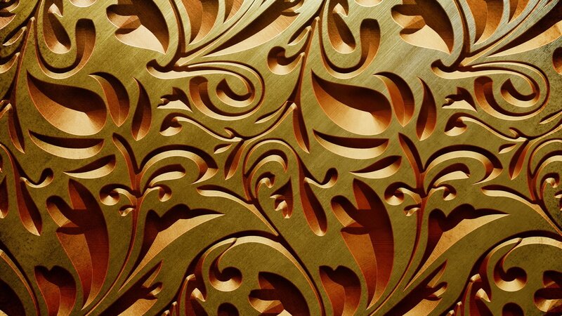 Carved Golden Pattern