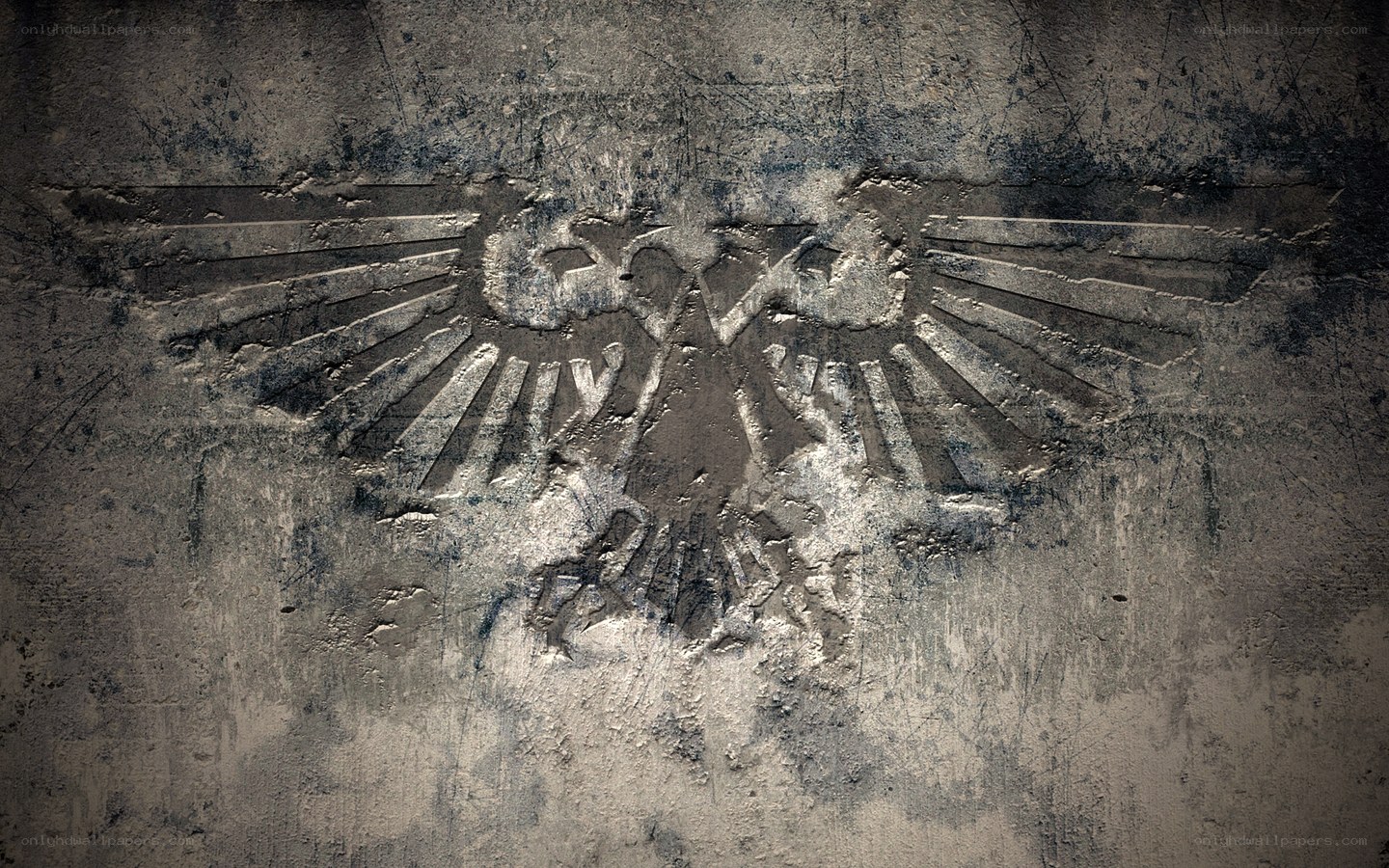 carved imperial eagle symbol