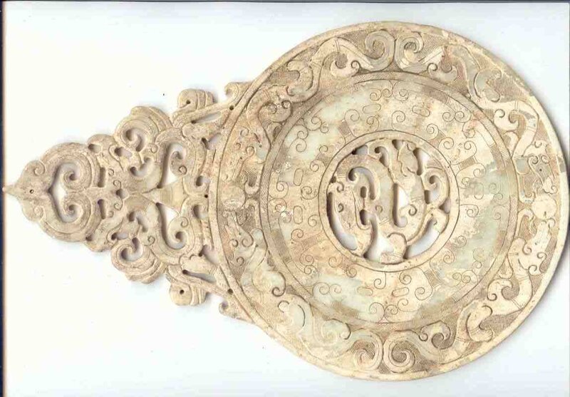 Carved jade ornament