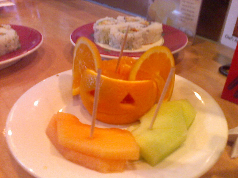 Carved Orange Fruit